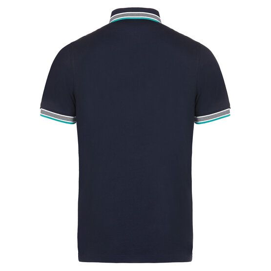 Daniel Springs  Pique half-sleeved polo navy