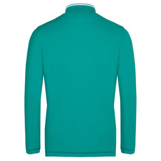 Daniel Springs  Thermal long sleeve polo green