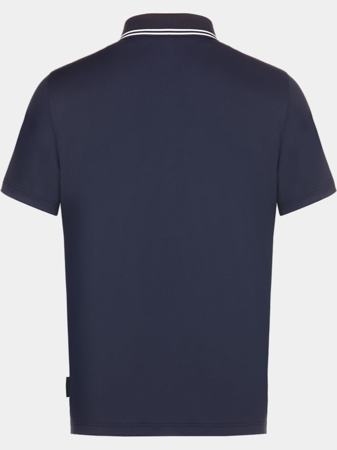Daniel Springs Basic Halbarm Polo navy