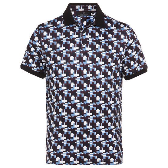 Daniel Springs  Print half-sleeve polo blue