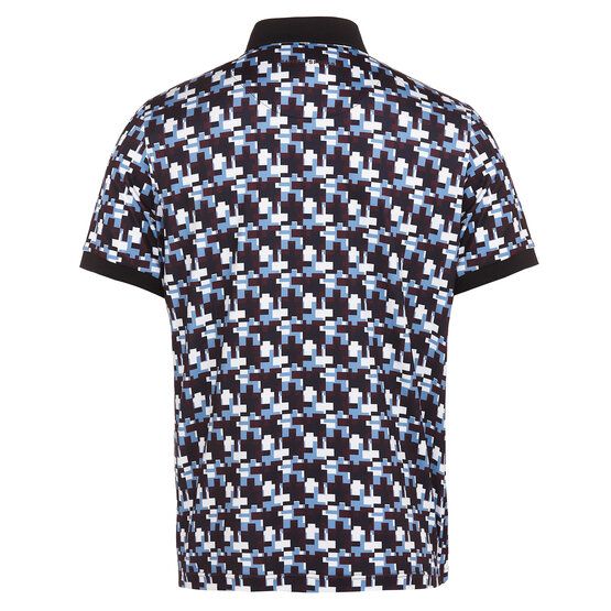 Daniel Springs  Print half-sleeve polo blue