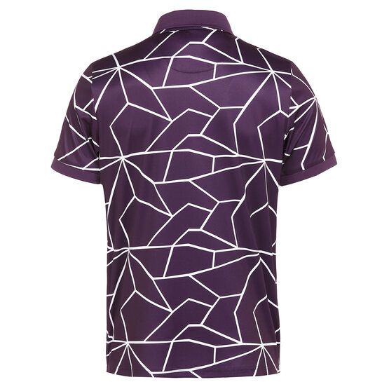 Daniel Springs  Print half-sleeve polo berry