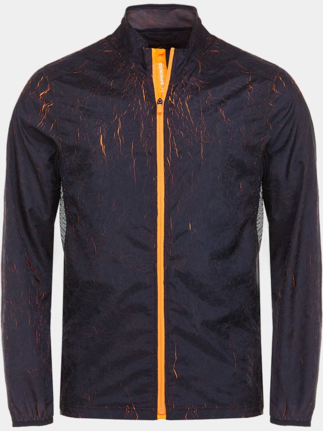 Daniel Springs Ultraleichte Effekt Windstopp Jacke navy