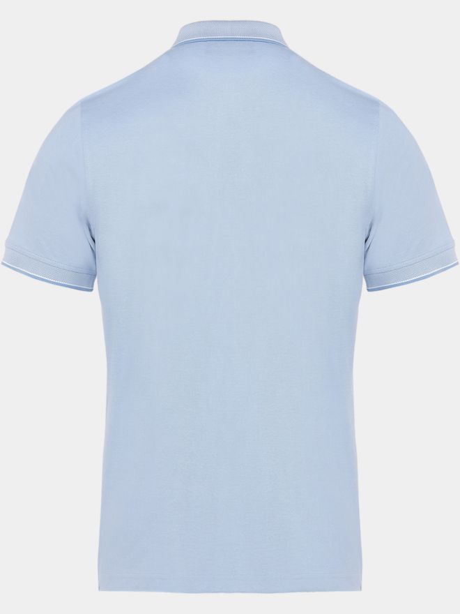Daniel Springs pique polo s krátkým rukávem modrá