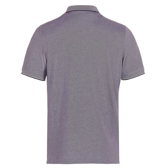 Daniel Springs  2-tone pique half-sleeve polo berry