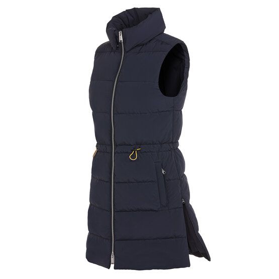 Valiente  Long quilted thermal vest navy