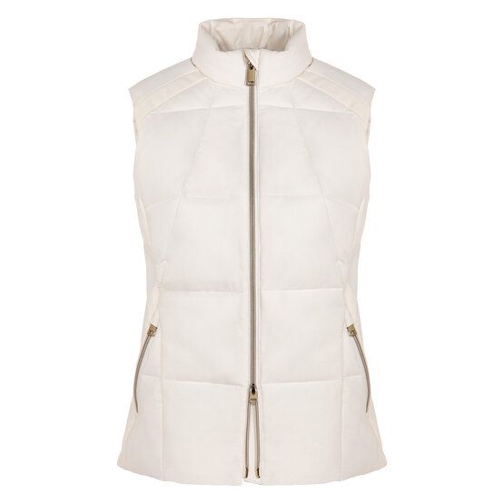 Valiente  Hybrid stretch quilted thermal vest ecru