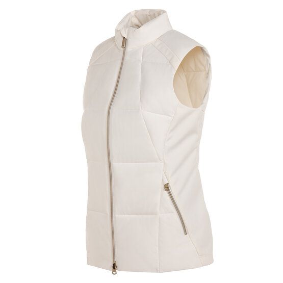 Valiente  Hybrid stretch quilted thermal vest ecru