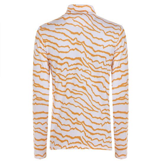 Valiente  Print 1/2 zip thermal undershirt orange