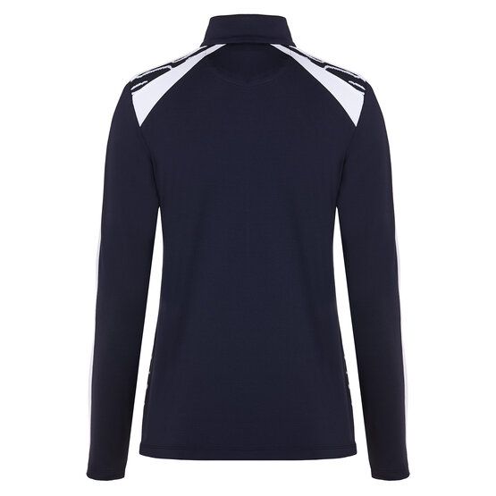 Valiente  Print 1/2 zip thermal undershirt navy