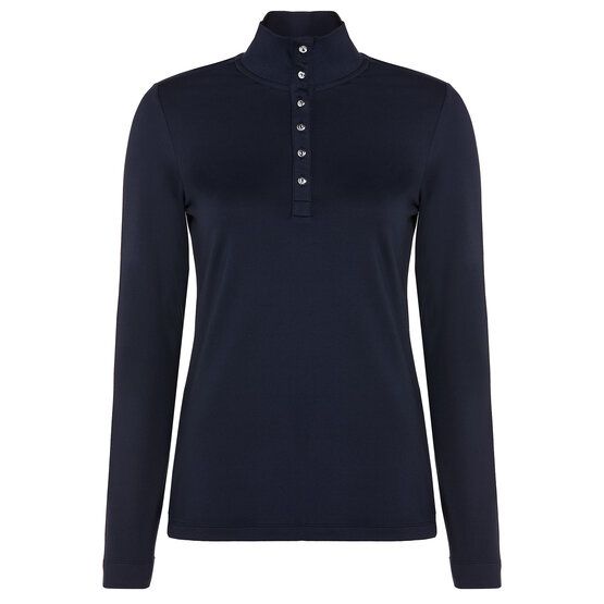 Valiente  Stand-up collar with buttons Thermal undergarment navy