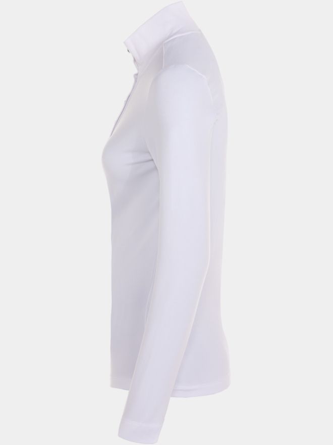 Valiente Stehkragen mit Knöpfen Thermo Unterzieher weiß