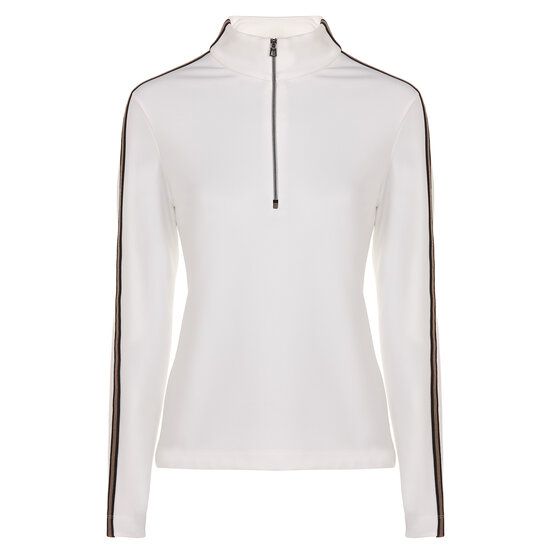 Valiente  1/2 zip stretch thermal midlayer ecru