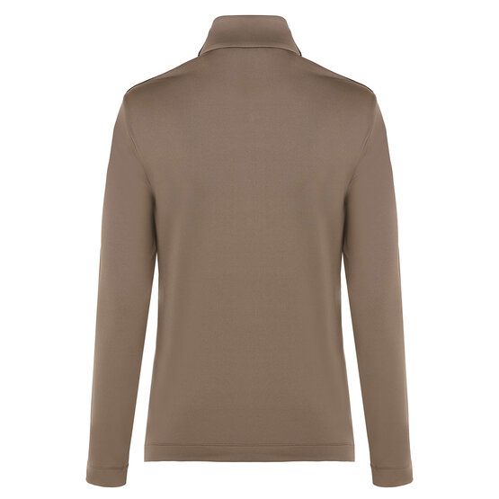 Valiente  1/2 zip stretch thermal midlayer taupe