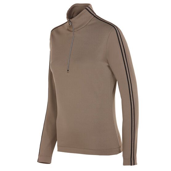 Valiente 1/2 Zip Stretch Thermo Midlayer taupe