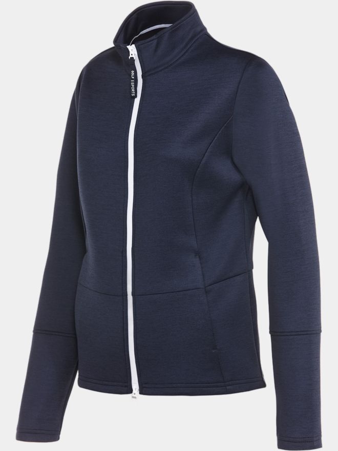 Valiente Melange Stretch Jacke navy