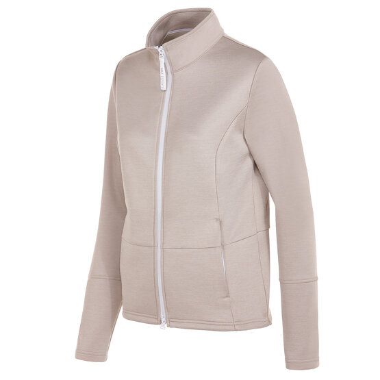 Valiente Melange Stretch Jacke beige