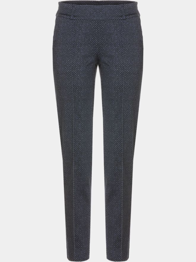 Valiente STELLA Druck Satin-Stretch Schlupf lang Hose fancy