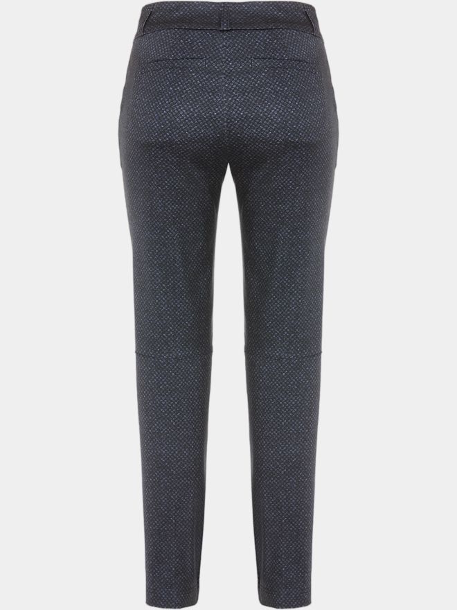 Valiente STELLA Druck Satin-Stretch Schlupf lang Hose fancy