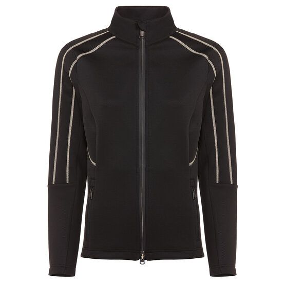 Valiente Struktur Power Stretch Jacke schwarz