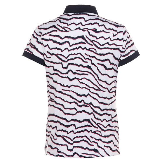 Valiente  Print half-sleeve polo white