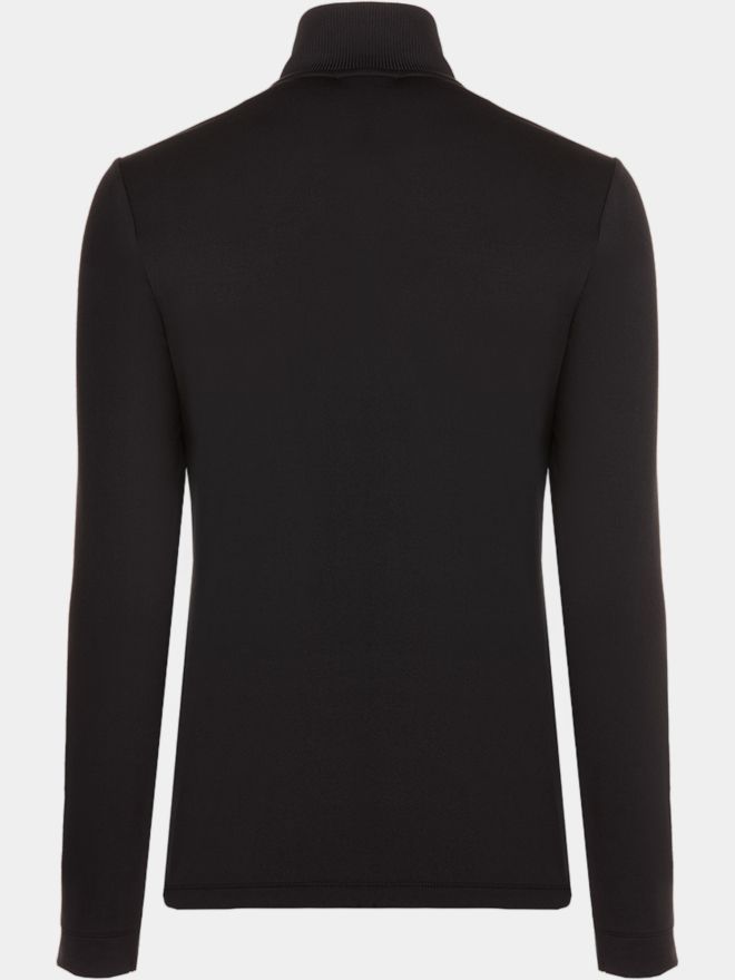 Valiente Stehkragen mit Knöpfen Thermo Unterzieher schwarz