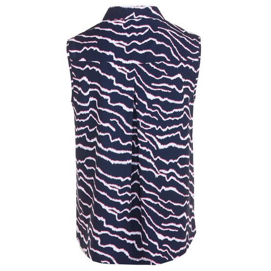 Valiente  Print back pleat Without sleeves Polo navy