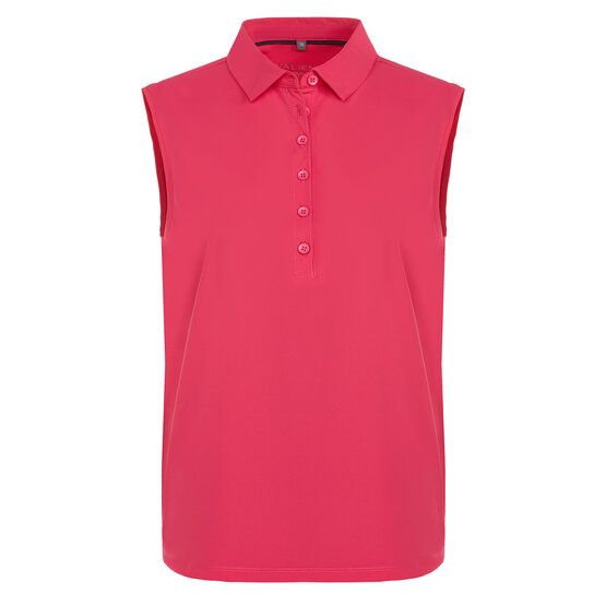 Valiente  Back pleat without sleeves Polo pink