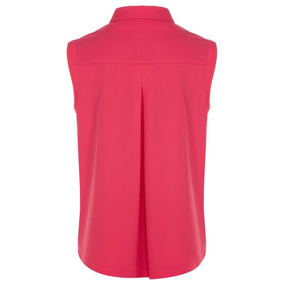 Valiente  Back pleat without sleeves Polo pink