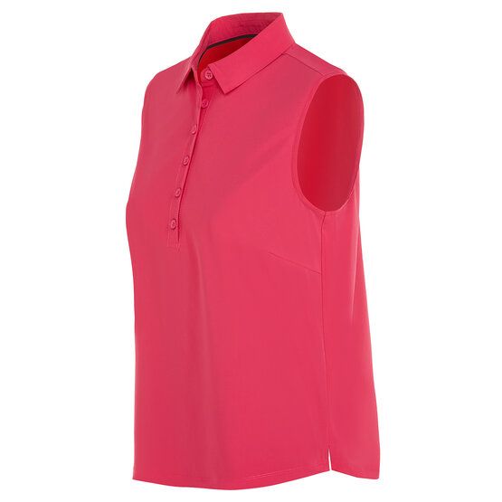 Valiente  Back pleat without sleeves Polo pink