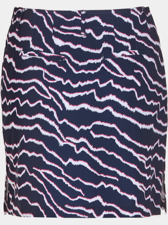 Valiente Druck kurz Skort navy