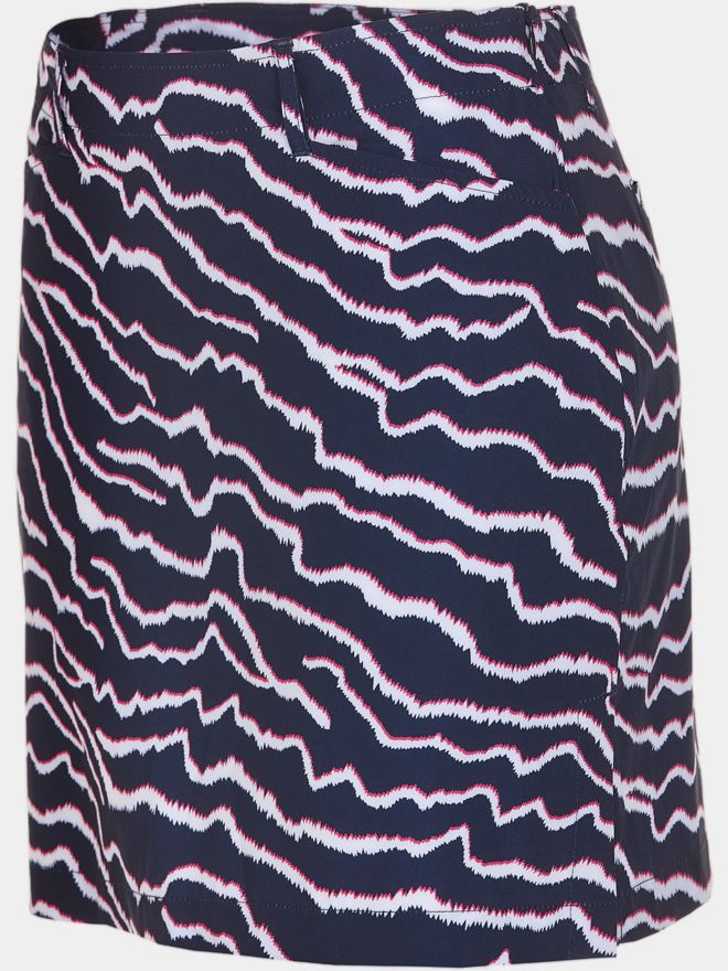 Valiente Druck kurz Skort navy