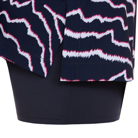 Valiente  Print short skort navy