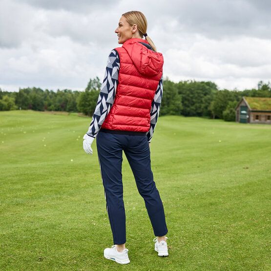 Valiente  Quilted thermal vest red