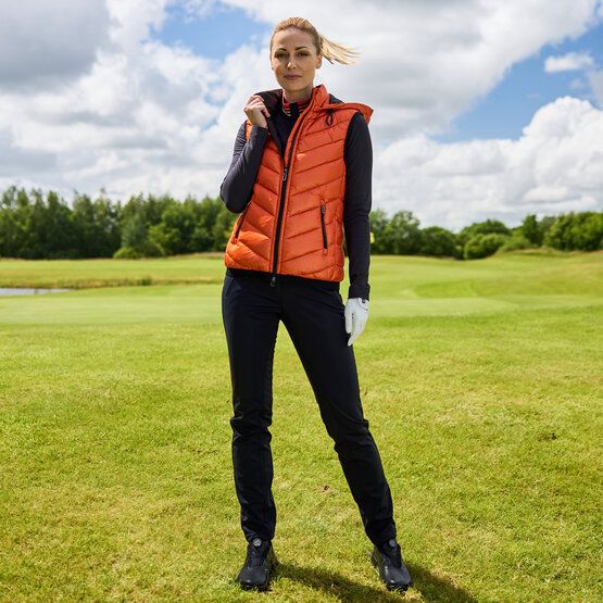 Valiente  Quilted thermal vest orange