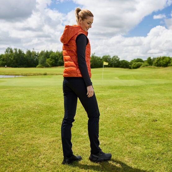 Valiente  Quilted thermal vest orange