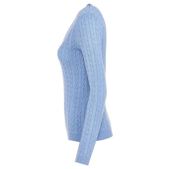 Valiente  Cable knit sweater light blue