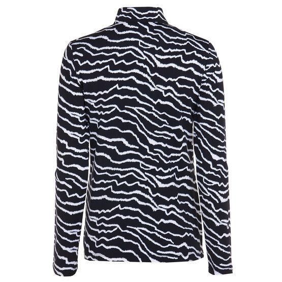 Valiente  Print 1/2 zip thermal undershirt navy