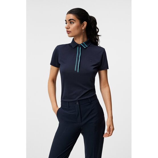 J.Lindeberg  Alina half-sleeved polo navy