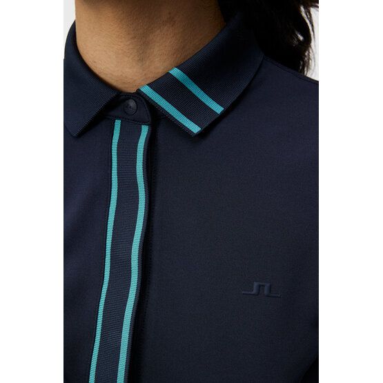 J.Lindeberg  Alina half-sleeved polo navy