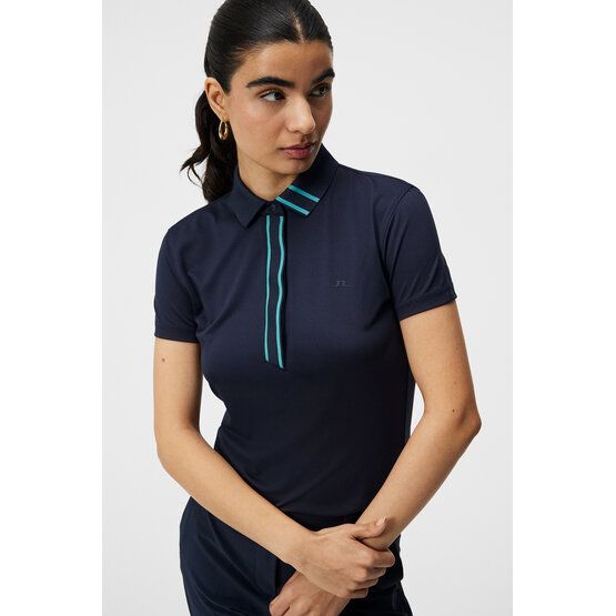 J.Lindeberg  Alina half-sleeved polo navy