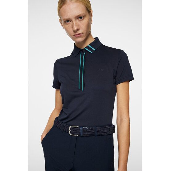 J.Lindeberg  Alina half-sleeved polo navy