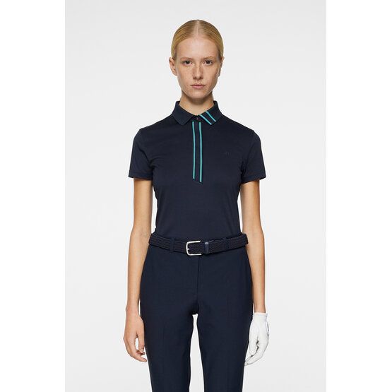 J.Lindeberg  Alina half-sleeved polo navy