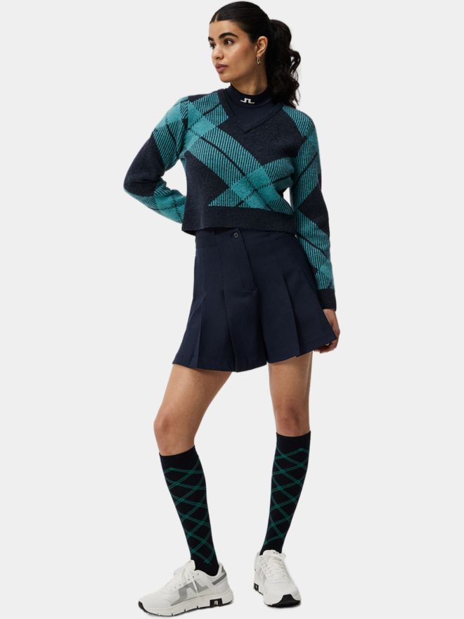 J.Lindeberg Brea Knitted V-Neck Strick Pullover mehrfarbig