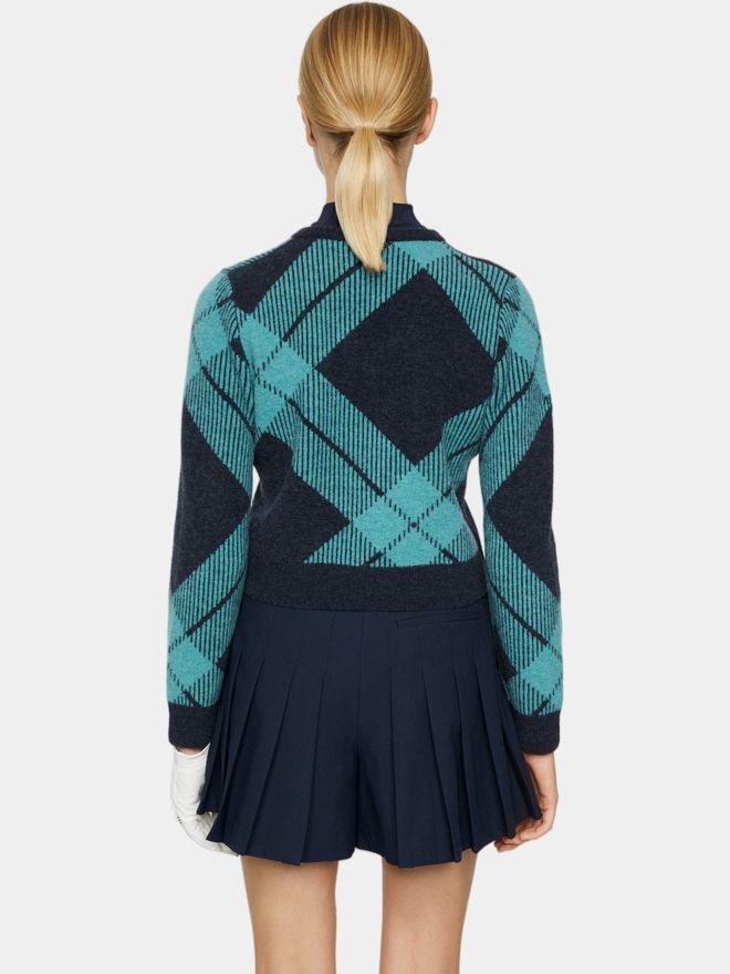 J.Lindeberg Brea Knitted V-Neck Strick Pullover mehrfarbig