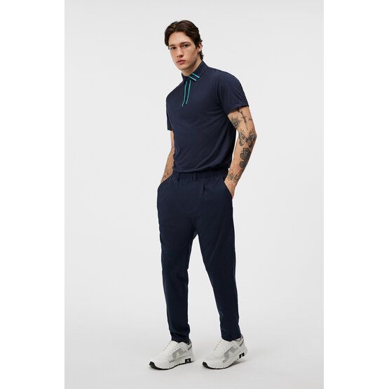 J.Lindeberg Viktor Halbarm Polo navy