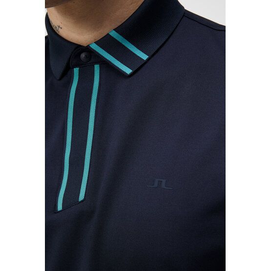 J.Lindeberg Viktor Halbarm Polo navy