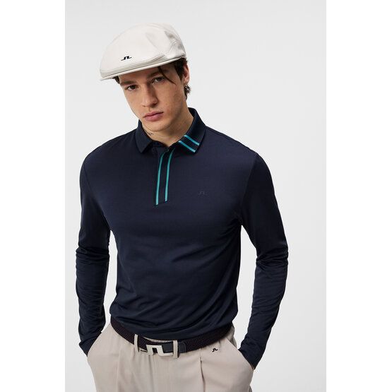 J.Lindeberg  Viktor long sleeve polo navy