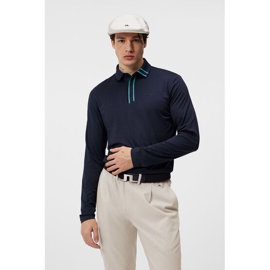 J.Lindeberg  Viktor long sleeve polo navy