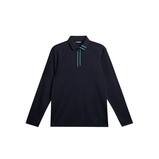 J.Lindeberg Viktor Langarm Polo navy